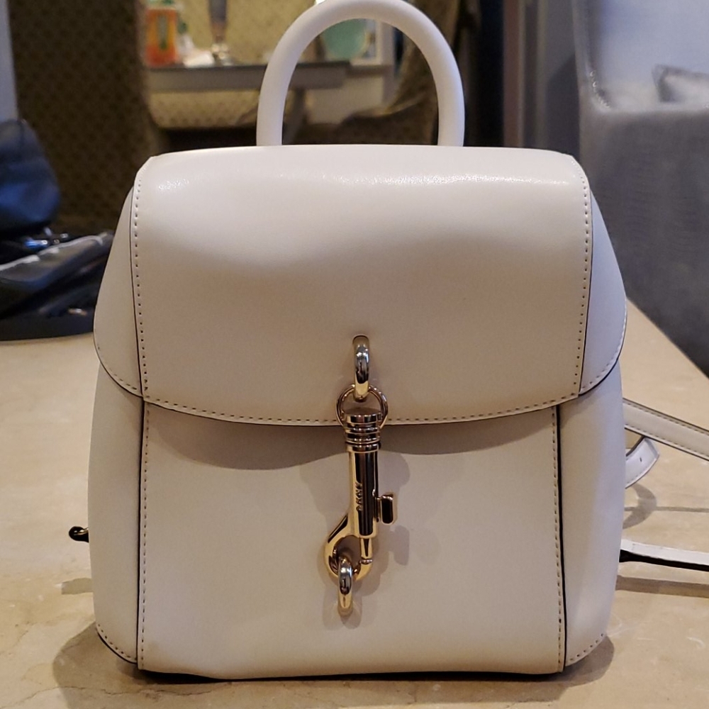 DKNY off white  mini backpack leather brand new ne